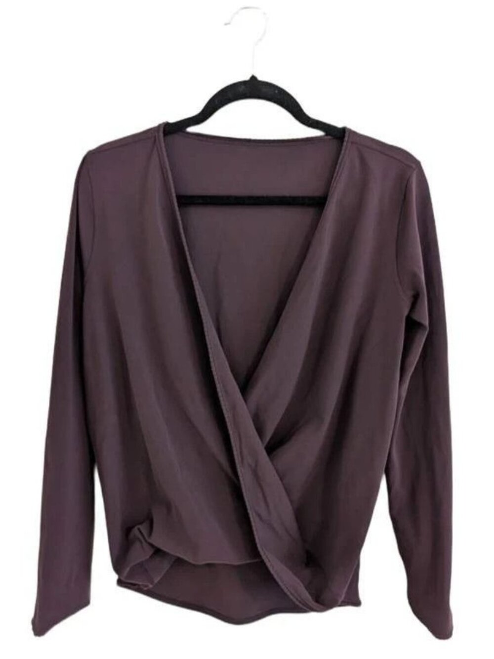 Lululemon Purple Wrap Front Top Size M